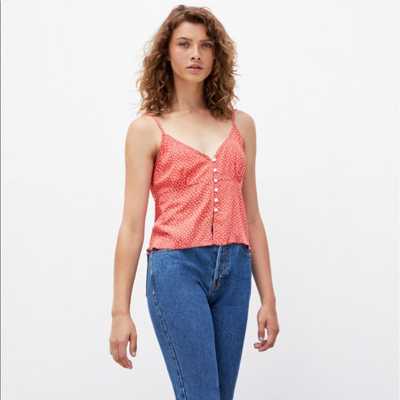 NWT LA Hearts Button Front Cami Tank Top - Picture 2 of 9